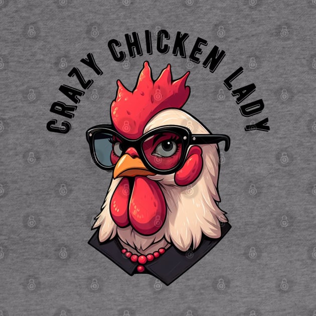 Crazy Chicken Lady by Illustradise
